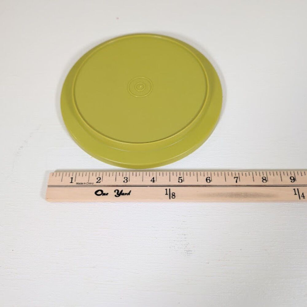 Vintage Tupperware Seal-N-Serve Replacement Lid #1207 – Avocado Green